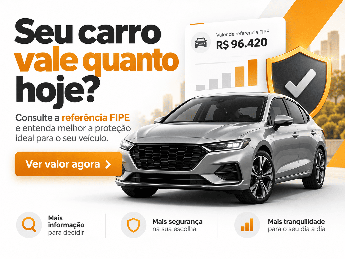 Quer saber o valor real do seu carro?
